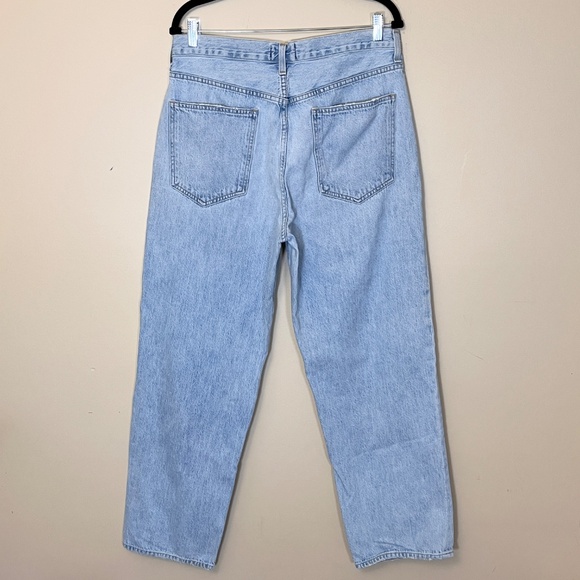 Agolde Criss Cross Relaxed Fit Jeans - Women's Size 31 - Blue - Picture 4 of 12
